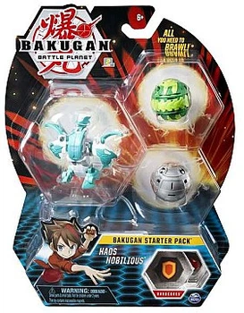 Игровой стартовый набор из трех бакуганов Haos Nobilius - Bakugan (20-780952)