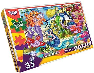 Мягкие пазлы 35 элементов S35-09 "Русалки" - Danko Toys (20-837718)