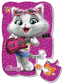 Пазлы на магните А5 "44 Кота. Миледи", укр. - Vladi Toys (20-777910)