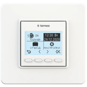 Терморегулятор terneo pro для теплої підлоги, білий
