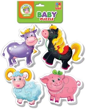 Беби пазлы Ферма - Vladi Toys (20-371531)