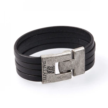 Браслет Dallaiti 18.5 см Черный (BC29black/m)