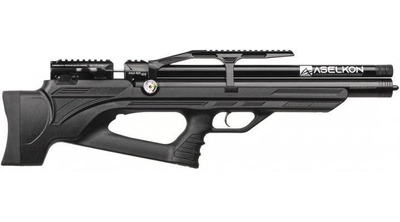 Пневматична PCP гвинтівка Aselkon MX10-S Black кал. 4.5