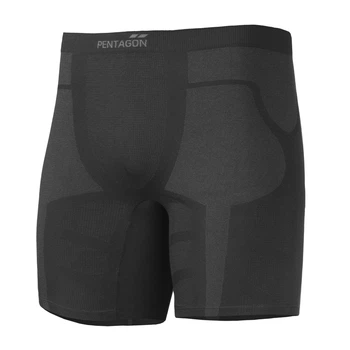 Антибактериальное термобелье трусы Pentagon PLEXIS SHORT K11011 Small/Medium, Чорний