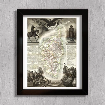 Принт на стекле Artel «Республика Лакорз Во Франции 1769 империя Франкатс 1804-1819 гг.» 25 x 20см