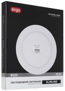 LED-світильник ERGO STD SL 18W 220V 4100K Нейтральний білий (6358609)