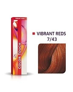Краска для волос WELLA Color Touch 7/43 красный тициан 60 мл