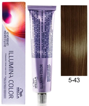 Краска для волос Wella Illumina Color 5/43 красно-золотистый 60 мл