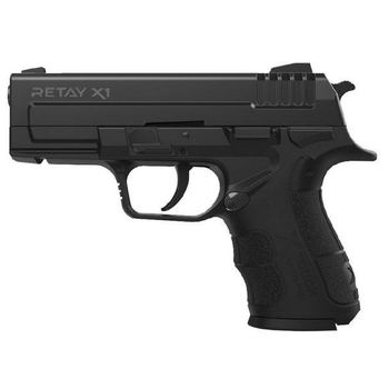 Пистолет стартовый Retay X1 кал. 9 мм. Цвет - black. + пачка патронов в подарок