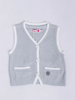 Жилет з кишеньками Boboli 713102 62 cm (8194662cm) Сірий