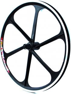 Литое колесо Teny Rims заднее 26" под кассету и диск, тормоза Черное (00316)