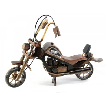 Мотоцикл Harley Davidson, Статуэтка Деревянная, 32х22х11 см