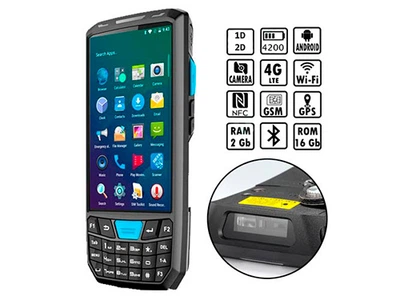 Терминал сбора данных IssyzonePOS IPDA035 2D 4.5" Helio A22 2/16GB 4G Android Newland EM3096 (116256)
