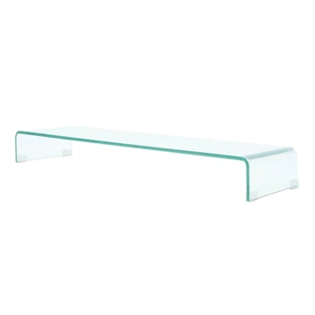Підставка для монітора Shumee 100x30x13 см скло прозора 244131