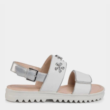 Sandały dziecięce dla dziewczynki Geox J026EC-054AJ-C1000 35 Białe (8054730495621)