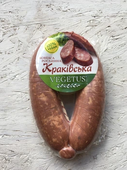Колбаса растительная «Краківська», Vegetus, 390г