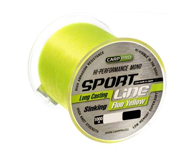 Леска Carp Pro Sport Line Fluo Yellow 1000м 0,235мм (CP2110-0235)