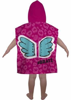 Пляжное полотенце пончо Character World куклы Bratz 50x115 см с капюшоном для девочки 2-6 лет