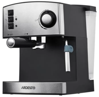 Ріжкова кавоварка Еспресо ARDESTO YCM-E1600 850 Вт 15 бар подвійний фільтр та капучинатор з насадкою панарелло