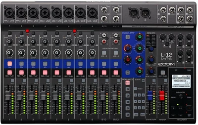 Цифровой микшерный пульт Zoom LiveTrak L-12