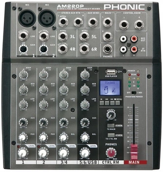 Микшерный пульт Phonic AM 220 P