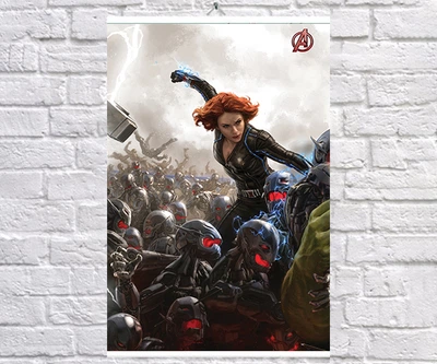 Постер BEGEMOT Мстители Супергерои MARVEL Наталья Романов Черная вдова 61x90 см (1124074-1)