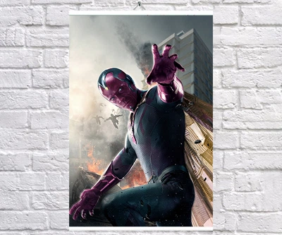 Постер BEGEMOT Мстители Супергерои MARVEL Вижен Виктор Шейд Vision 40x61 см (1124053)