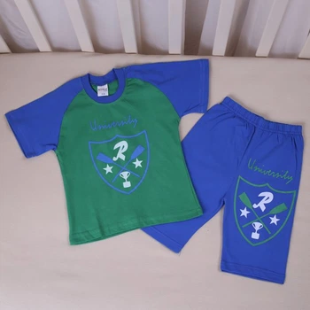 Костюм "Кубок" Хлопчик. Футболка, шорти Зелений Кулір 27688417 Elit Star kids Туреччина Розмір 1-2