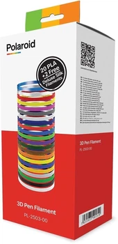 Картридж для 3D ручки PLA, 1.75мм, нитка, 22 шт, мікс Polaroid 000323978