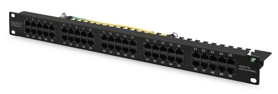 Патч-панель DIGITUS 19" 1U, 50 портов, Cat.3 UTP в сборе (DN-91350-1-B)