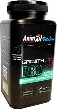 Витаминная добавка AnimAll VetLine Growth PRO для крупных пород собак 2 г х 250 т. (4820150205485)