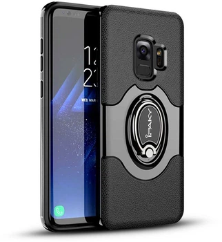Чехол-накладка Ipaky 360° Free Rotation Ring Holder case Samsung Galaxy S9 G960F Black