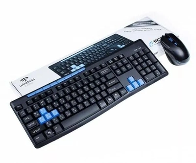 Комплект беспроводной игровая клавиатура с мышью Wireless HK3800