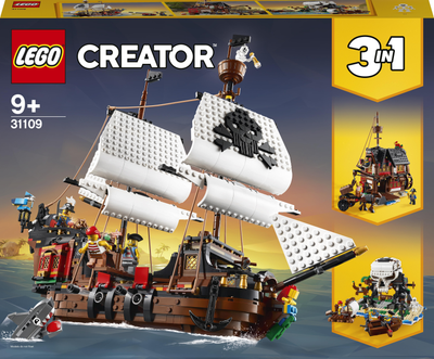 Конструктор LEGO Creator 3 в 1 Пиратский корабль 1264 детали (31109)