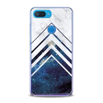 Чохол силіконовий для Xiaomi (Galaxy, marble) Mi 8 Lite ксиоми мі лайт silicone case (800162352)