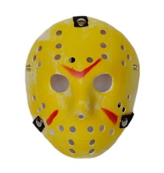 Маска Джейсона (Пятница 13-е Jason Voorhees) желтого цвета