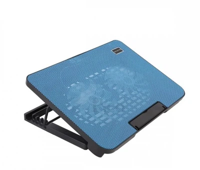 Подставка для ноутбука охлаждающая Notebook Cooling Partner N99 с подсветкой до 17 дюймов черная с синим