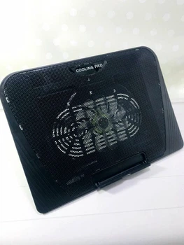 Охлаждающая подставка для ноутбука NOTEBOOK N151 регулируемая с подсветкой и вентилятором usb