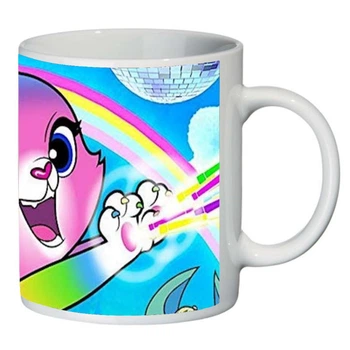 Кружка Райдужно метеликова однорідна кішка SuperCup (чашка-SC-Rainbow Butterfly Unicorn Kitty-0014)