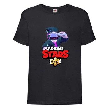 Футболка дитяча Brawl Stars DJ Frank (Бравл Старс Френк Діджей) чорна 116 см