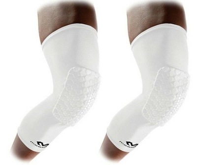 Наколінники баскетбольні McDavid Hex Knee Pads захисні компресійно розмір М білі 2 шт. (6446)