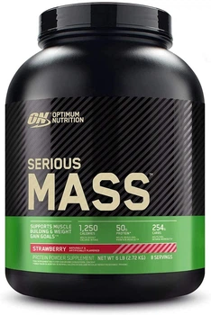 Гейнер Optimum Nutrition Serious Mass 2.72 кг Полуниця