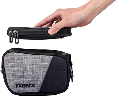 Сумка на раму Trinx TB70 Black-Gray (TB70.Grey)