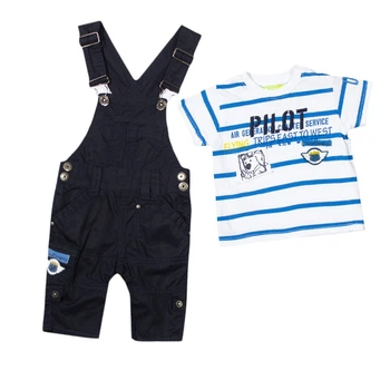 Костюм : Футболка и комбинезон Losan Mc baby boys (017804803/001) Белый M3-62 см