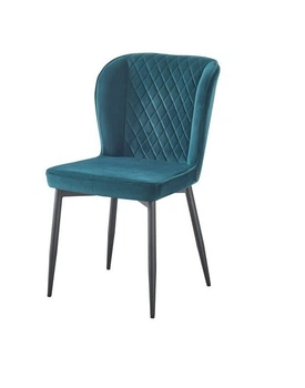 Стул обеденный LYMEL KATRIN VELVET зеленый 460х570х850 мм