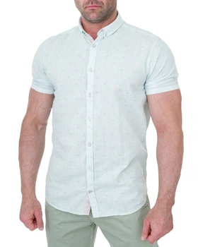 Сорочка чоловіча COLOURS & SONS (91182200-0140/8) М"ятний M