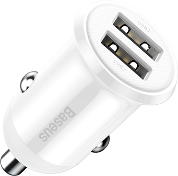 Автомобільний зарядний пристрій Baseus Grain Pro 4.8A 2USB (CCALLP-02)