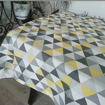 Скатерть с тефлоновой пропиткой "Треугольники" CottonTwill 90х140 см (СТ0017-1)