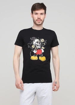 Футболка "Only Man" (95-TSH-3-02-black/mikky-M)