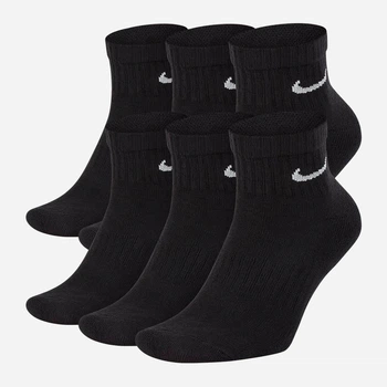 Набор носков Nike U Nk Everyday Cush Ankl bd SX7669-010 34-38 (S) 6 пар Черный (194954124827)